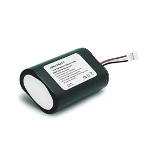 Himaxbatt 3.7V 5200mAh 18650 Li-ion battery front angle view with label