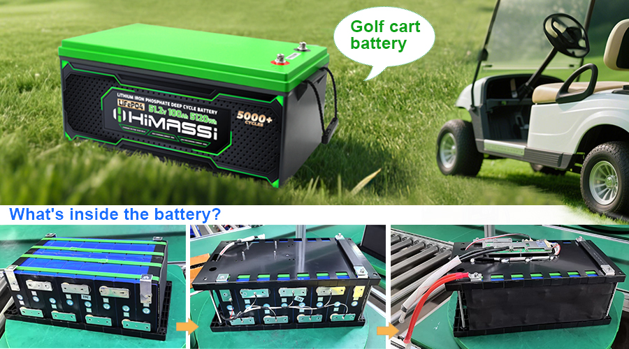 48v lifepo4 golf cart battery