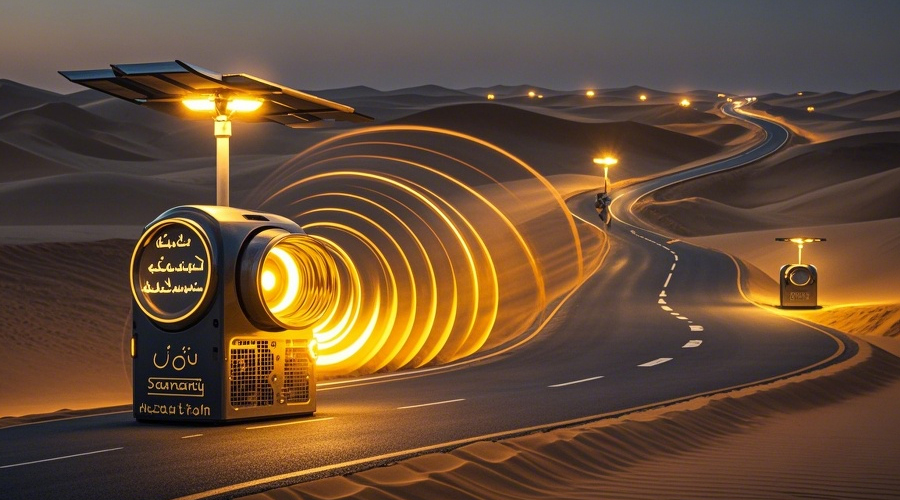 solar street lights battery