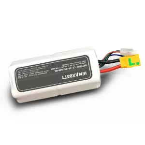 Himaxbatt 14.8V 15.6Ah Li-ion battery top flat view with XT90S connector