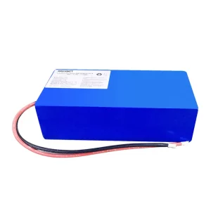 HiMAXBATT 14.8V 35Ah Li-ion battery pack for industrial equipment, front angled view