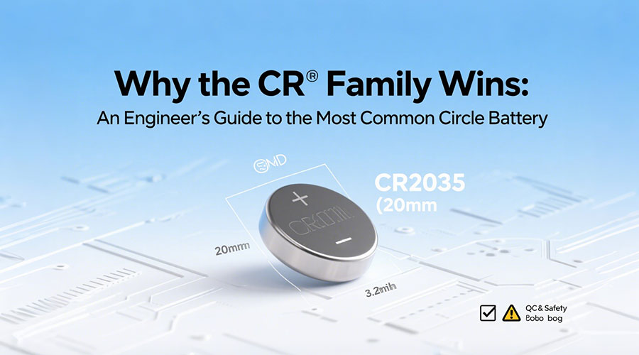 most common circle battery