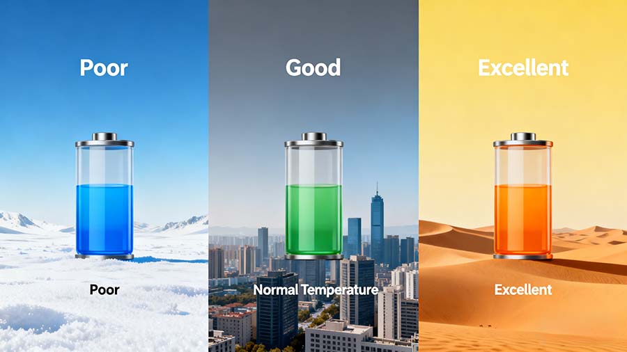 battery performance under different environments