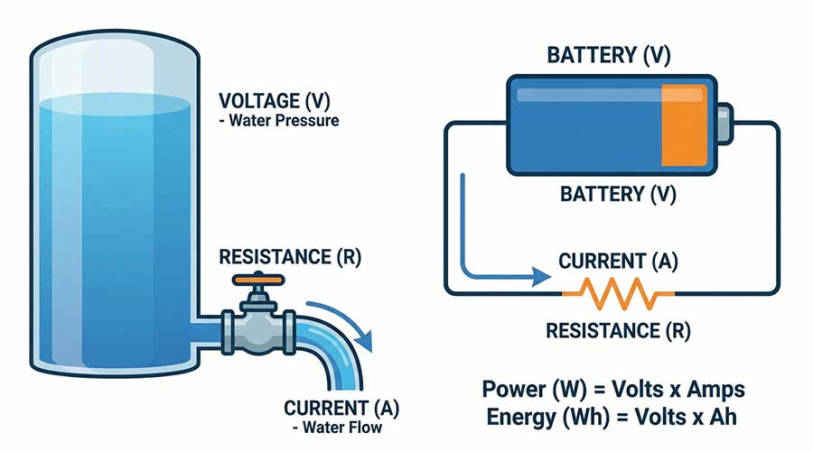 volts vs amps