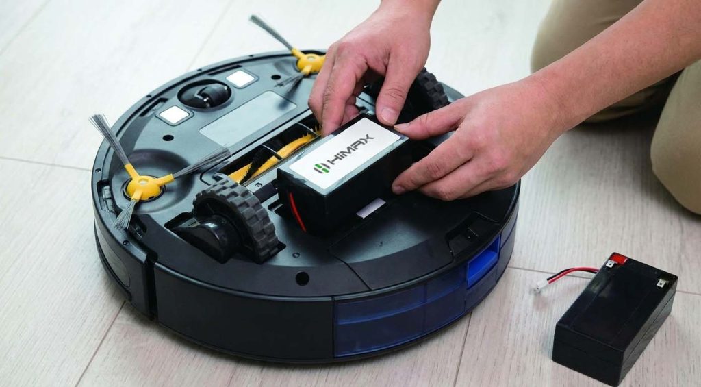 installing HiMAXBATT in robot