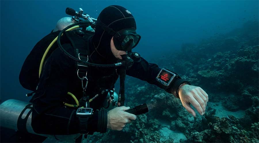 diver low battery warning