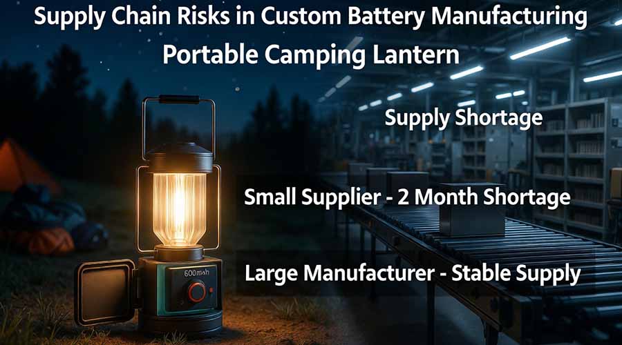 supply chain risks portable camping lantern