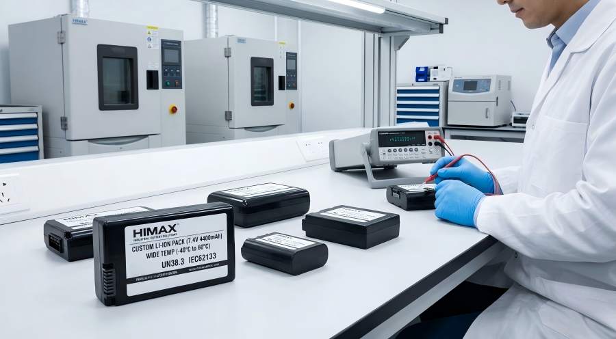 Custom Certified Lithium Battery Pack HiMAXBATT