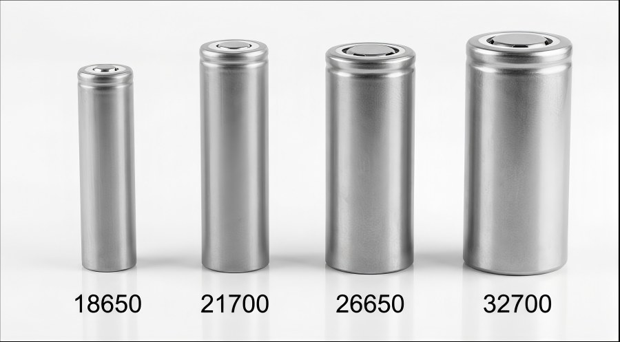 cylindrical battery size comparison