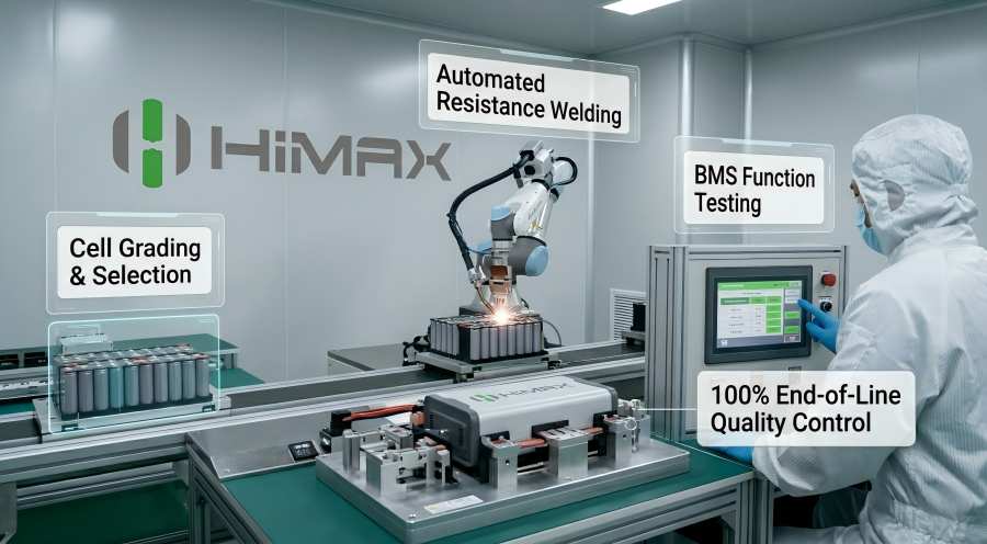 HiMAXBATT Battery Manufacturing Quality Control