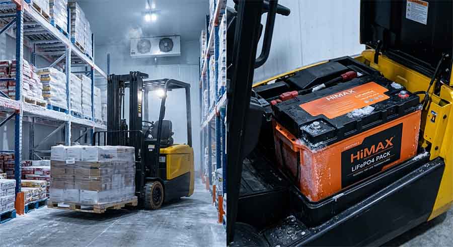 HiMAXBATT Lifepo4 Cold Storage Performance