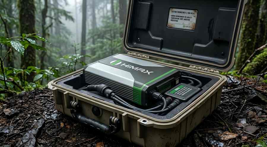 Custom HiMAXBATT Battery Pack Rugged Environment