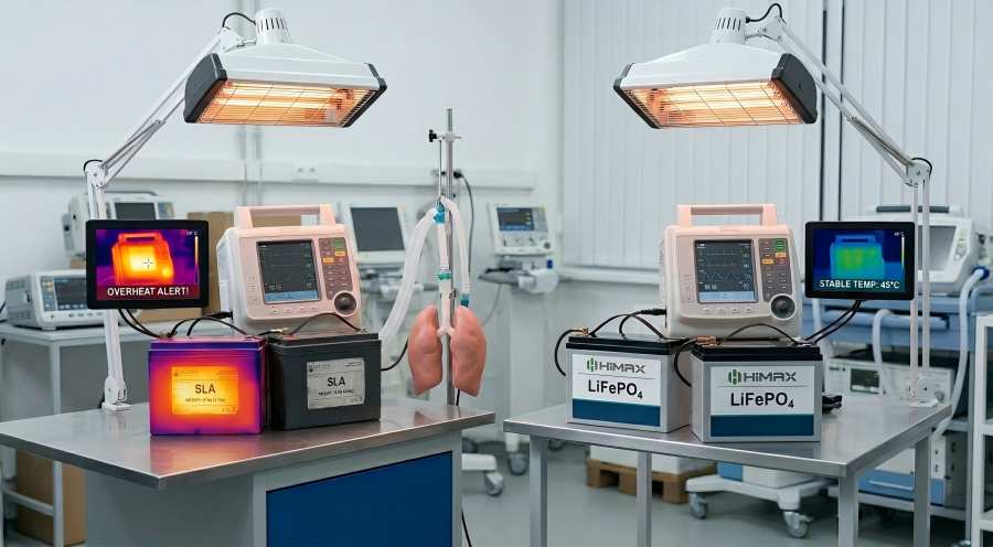 HiMAXBATT Lifepo4 Battery Thermal Stability Demonstration