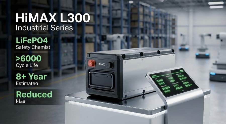 HiMAXBATT Lifepo4 Industrial Battery Lifecycle
