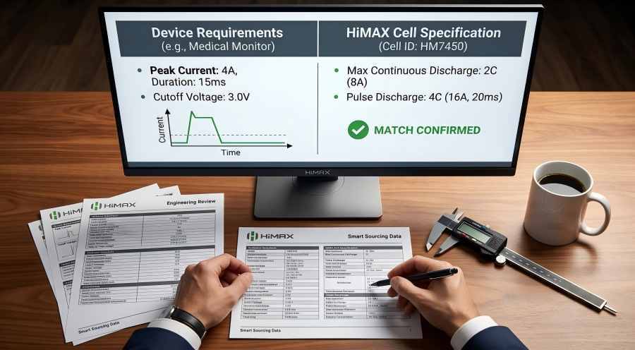 HiMAXBATT Smart Sourcing Data And Spec Sheet