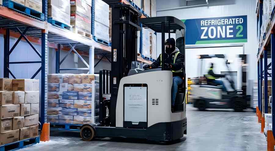 Lfp Reach Truck Cold Storage