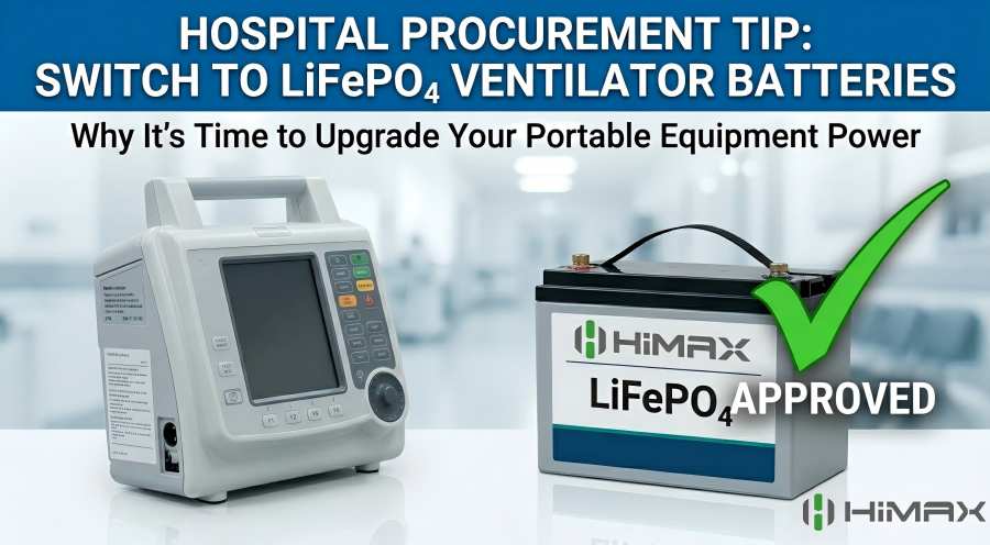 Updated Thumbnail Hospital Procurement Ventilator HiMAXBATT Batteries