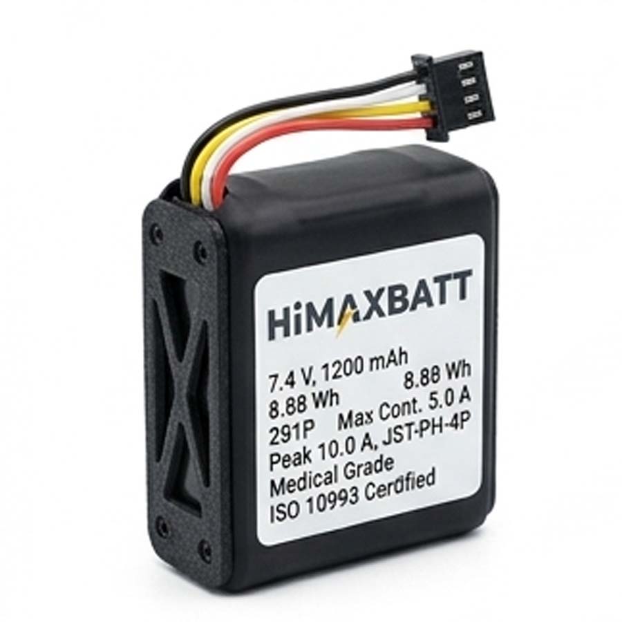 Himaxbatt 7.4V Lipo Bionic Hand Battery Front View
