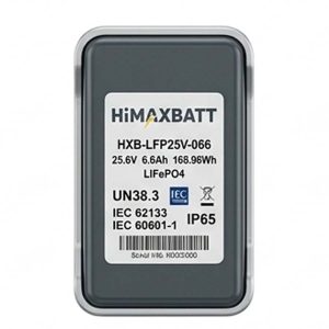 Himaxbatt 25V 6Ah Rehabilitation Robot Battery Angle View