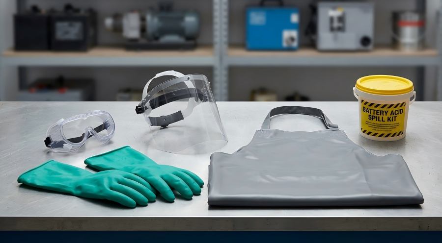 Acid Resistant Protective Equipment Layout