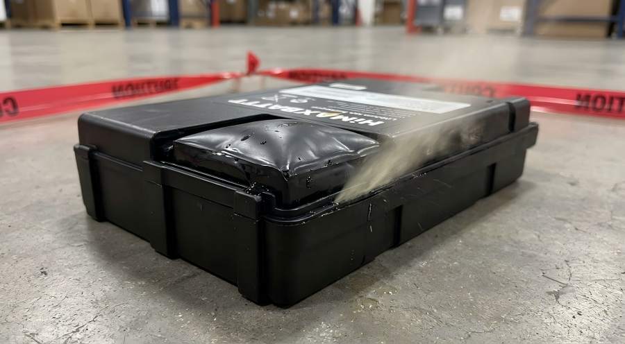 Damaged Lithium Ion Battery Hazards