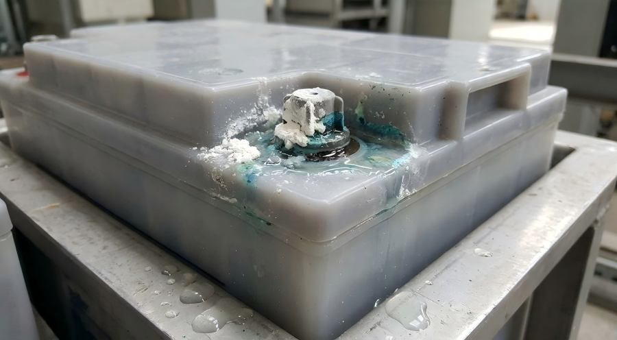 Leaking Lead Acid Battery