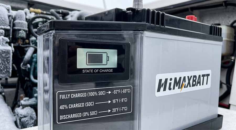 Marine Battery Freeze Chart
