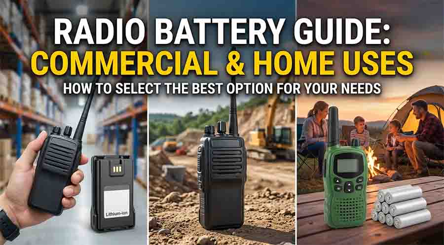 Radio Battery Guide Commercial Home Thumbnail