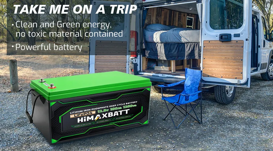 Himaxbatt 48V 100Ah Lifepo4 Battery Camper Van Rv