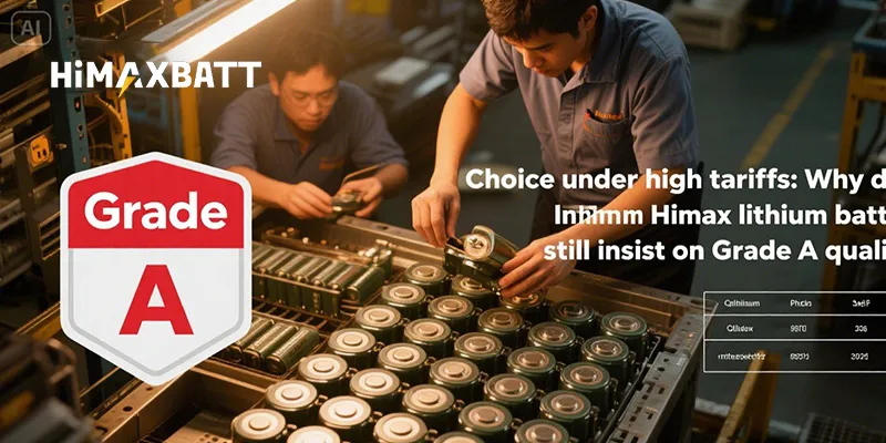 Himaxbatt Grade A Battery Factory Production Banner