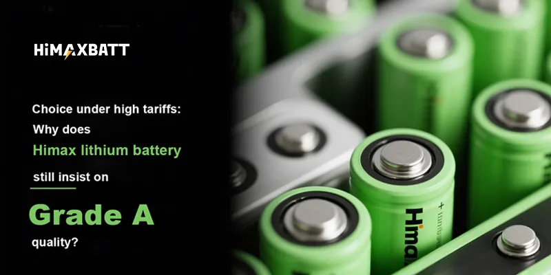 Himaxbatt Grade A Lithium Cell Closeup Banner