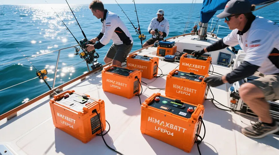HiMAXBATT Waterproof Marine LiFePO4 Battery Pack