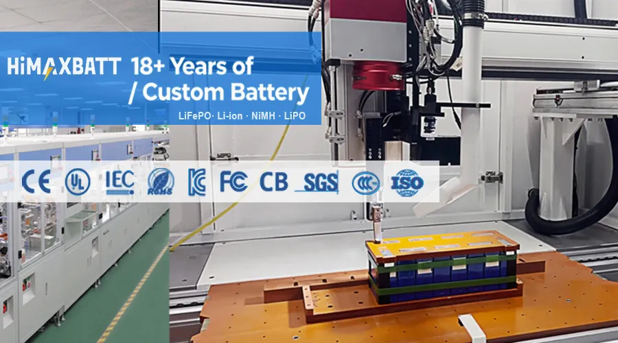 HiMAXBATT Custom Battery Manufacturing Factory