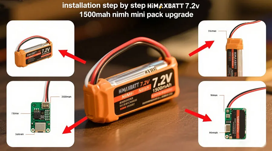 HiMAXBATT 7.2V NiMH RC battery upgrade